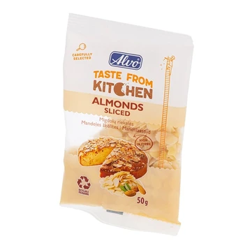 Riešutai migdolų riekelės ALVO, 50 g