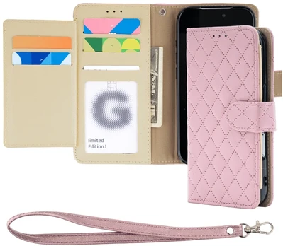 Dėklas Mercury Luxe Diary do iPhone 17 Pro / 18 Pro rose auksinis