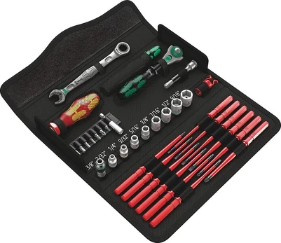 Wera 35 dalių įrankių rinkinys techninei priežiūrai