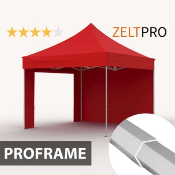Prekybinė Palapinė 2x2 Raudona Zeltpro PROFRAME
