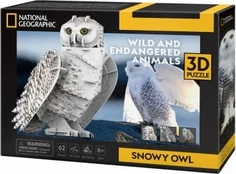 Puzzles 3D Snowy Owl