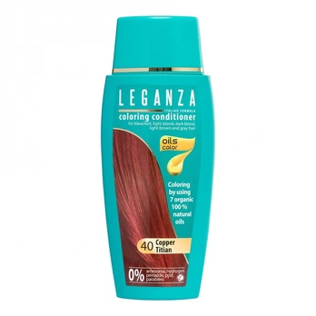 LEGANZA 40 COPPER dažomasis plaukų kondicionierius, 150 ml 40 Copper Titian