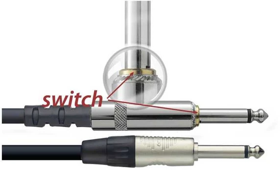 Laidas gitarai Stagg NGC6SWR Jack – Jack silent (6m)