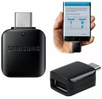Adapteris USB Samsung USB-A - USB-C Juodas (GH98-41288A)