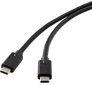 Kabelis USB MicroConnect USB-C - USB-C 1 m Juodas (DOCKUSB3.2CC1)