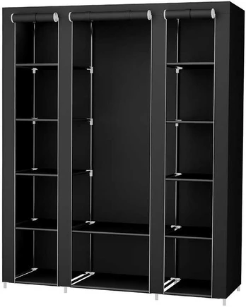 Songmics Spinta 175 x 150 cm Juoda