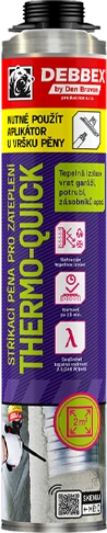 Den Braven DENBRAVEN Purškiklis foam for insulation THERMO-QUICK 750ml DEBBEX