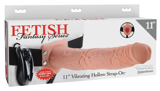 Fetish Fantasy 11inch Vibr.Hol Strap-on dildo