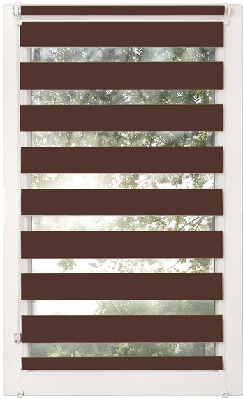 Ritininė užuolaida Karpol Basic, tamsiai ruda, 57 cm x 150 cm