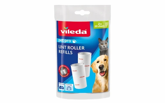 Pūkų surinkėjo ritinėlio papildymas VILEDA, 2 vnt.