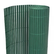 Dvipusė sodo tvora, žalia, 90x300cm, PVC kaina