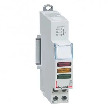 SIGNALIZAVIMO LEMPUTĖ LED LE-412934 MONTAVIMAS ANT BĖGIO DIN (TS-35) LEGRAND