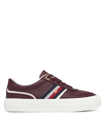 Laisvalaikio batai Tommy Hilfiger Th Platform Vulc Leather FW0FW09603 Ruda