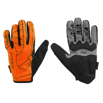 Pirštinės FORCE MTB Spid ilgos (oranžinės) XL