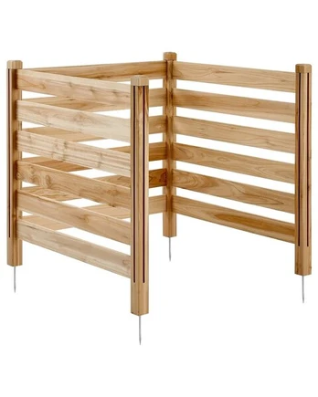 medinė privati tvora 3 skydai 91x91 cm