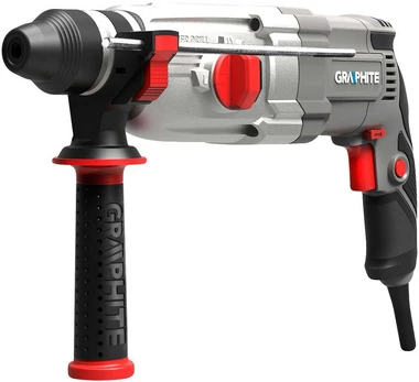 Graphite Perforatorius SDS+ 900 W smūginis gręžtuvas, dėklas