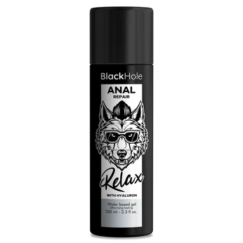 BLACK HOLE Analinis Lubrikantas su Hialuronu, 100 ml