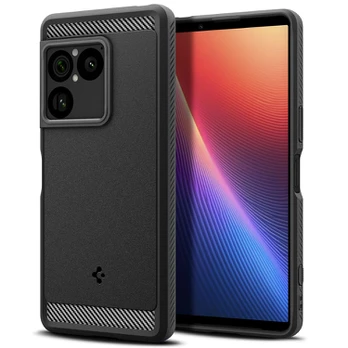 Dėklas SPIGEN RUGGED ARMOR SONY XPERIA 1 VIII MATTE Juodas