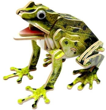 3d Mediniai Erdvės Dėlionė Varlė Mc004