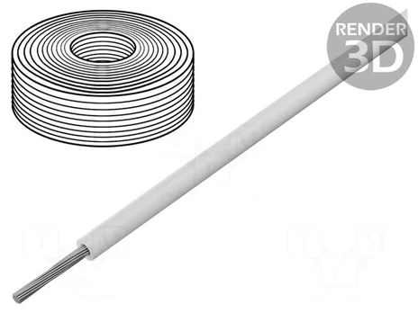 Wire | SiF | stranded | Cu | 1.5mm2 | silicone | white | -60÷180°C | 500V