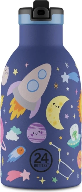 24Bottles - Clima - Space Friends - Blå - 330 ml