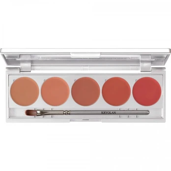 Kryolan Lūpų dažų paletė 5 spalvų (magnetinė)