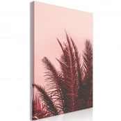 Artgeist Paveikslas - Palm Trees at Sunset (1 Part) Vertical