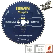 Pjovimo diskas Irwin Marples 250x30Px60T 2.5 mm ATB/N kaina