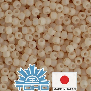 TOHO® Biseris Ceylon Frosted Lt Ivory 11/0 (2,2 mm) 10 g.
