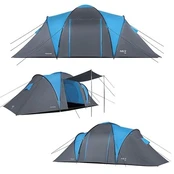 Šešiavietė palapinė Nils Camp NC6031, mėlyna/pilka