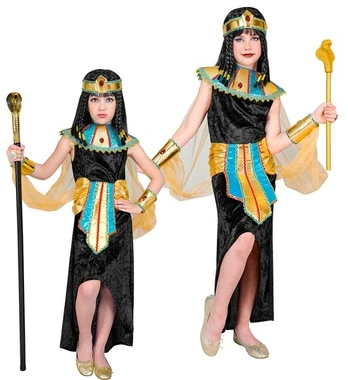 „EGIPTO KARALIENĖ“ (suknelė, apykaklė su šydu ir rankogaliais, diržas, galvos apdangalas)