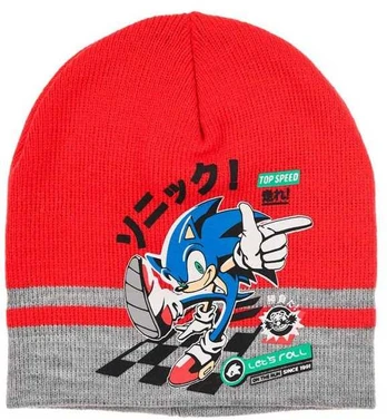 Sonic the Hedgehog vaikiška kepurė, raudona