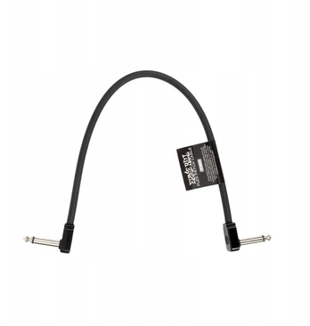 Ernie Ball Flex Patch Cables juodas patch kabelis - 30.5 cm