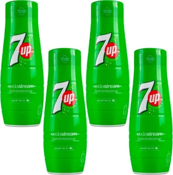 4x sirupas, skirtas "SodaStream 7UP
