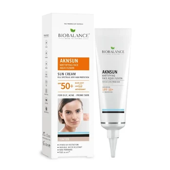 Bio Balance, AKNSUN, Mattifying & Protecting, Kreminis, For Face, SPF 50, 40 ml
