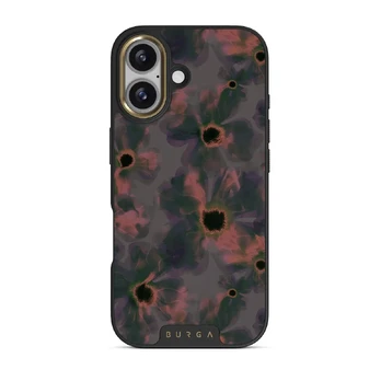 Volcanic Garden - iPhone 17 Case, Elite Dark (MagSafe) / Gold