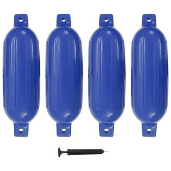 Valties bortų apsaugos, 4vnt., mėlynos, 58,5x16,5cm, PVC
