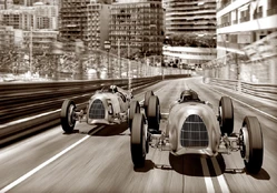 Fototapetas Artgeist Retro Formula 1, 350 cm x 245 cm kaina