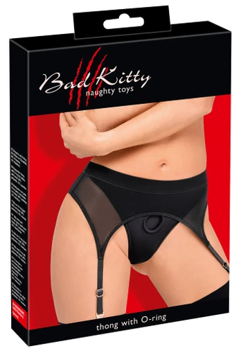 Bad Kitty Suspender Thong xl Strap-on dildo