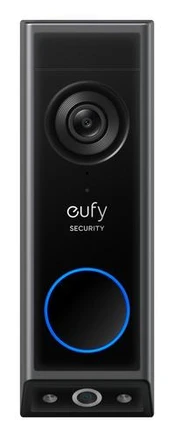 Home video doorbell with internal ringer Anker eufy E340, 2K juodas