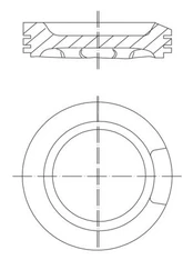 Stūmoklis MAHLE 0330400