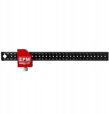 EPM Plieninė liniuotė su ribotuvais 30 cm