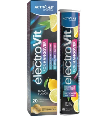 ActivLab ElectroVit FOR HANGOVER, Lemon, 20 tab