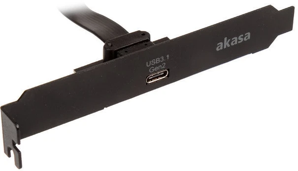 Adapteris Akasa USB 3.1 Gen2 Type-C Adapter Cable USB Type-C, PCIe, 0.5 m, juoda