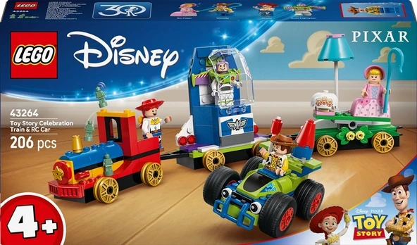 LEGO Disney 43264 Toy Story Celebration Train & RC Car