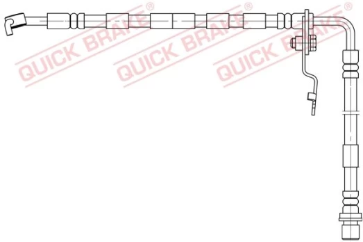 Stabdžių žarnelė QUICK BRAKE 50.893
