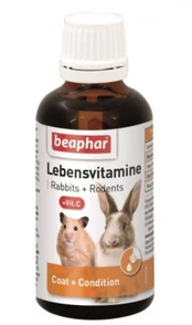 Vitaminai graužikams Beaphar Lebensvitamine, triušiams/pelėms/žiurkėms kaina