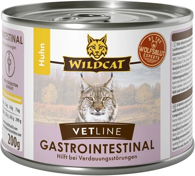 Wildcat - Vetline Gastrointestinal - vištiena 200 gr