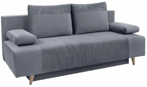 Sofa-lova Leon, pilka, 89 x 191 cm x 92 cm kaina