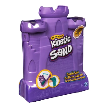 Kinetinis smėlis Kinetic Sand Castle Case, žalia, 450 g